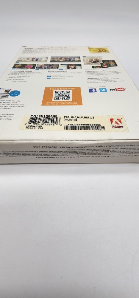 NEW SEALED Adobe Photoshop Elements 10