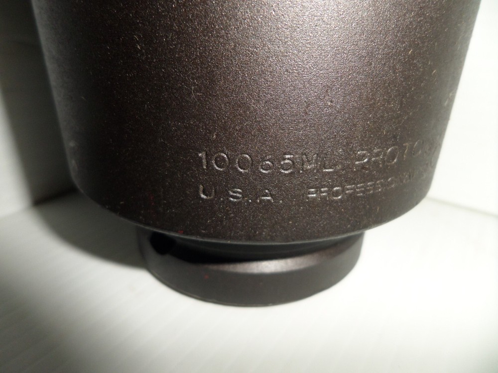👀 NEW 🔩 PROTO 10065ML 65MM" DEEP IMPACT SOCKET 1 " DRIVE 6-PT