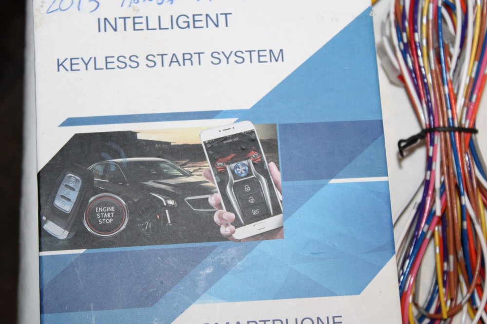 NOS Intelligent Remote-Control Engine Start Keyless Mobile Alarm System PKES-433