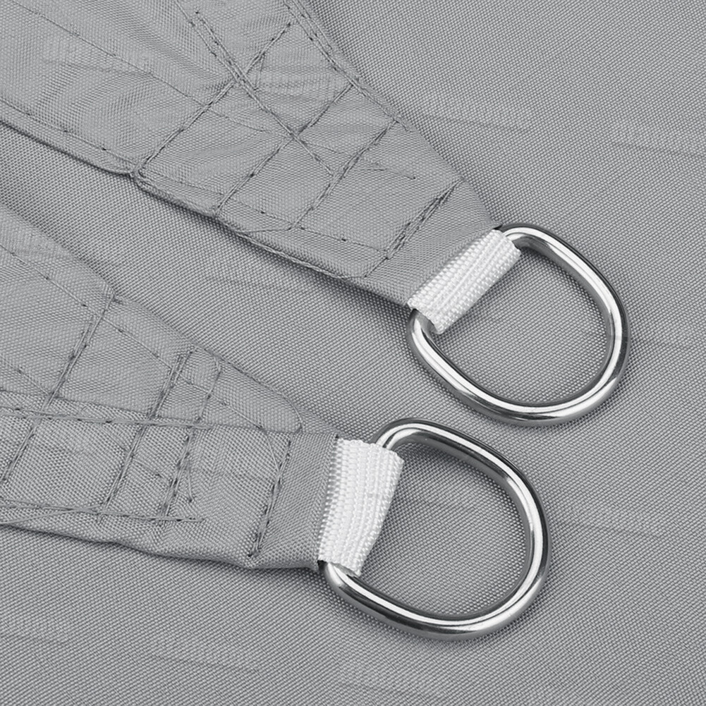 Sun Shade Sail Outdoor Shade Cover with Hardware Kit for Patio Garden Backyard