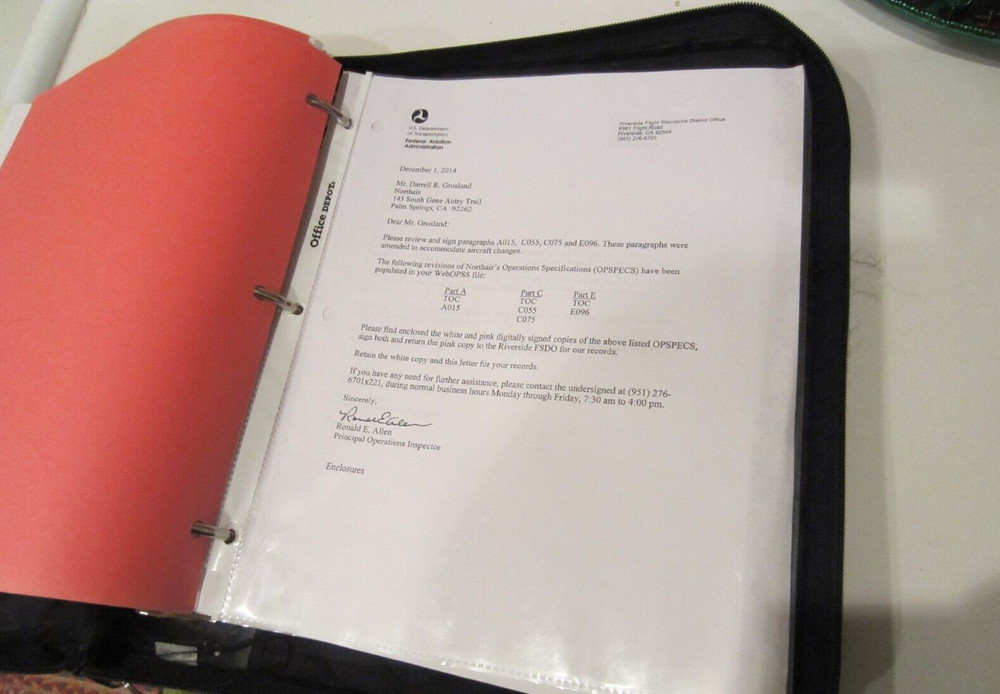 ORIGINAL GOM GENERAL OPERATING MANUAL OP SPECS GREAT FOR LEARNING BUSINESS