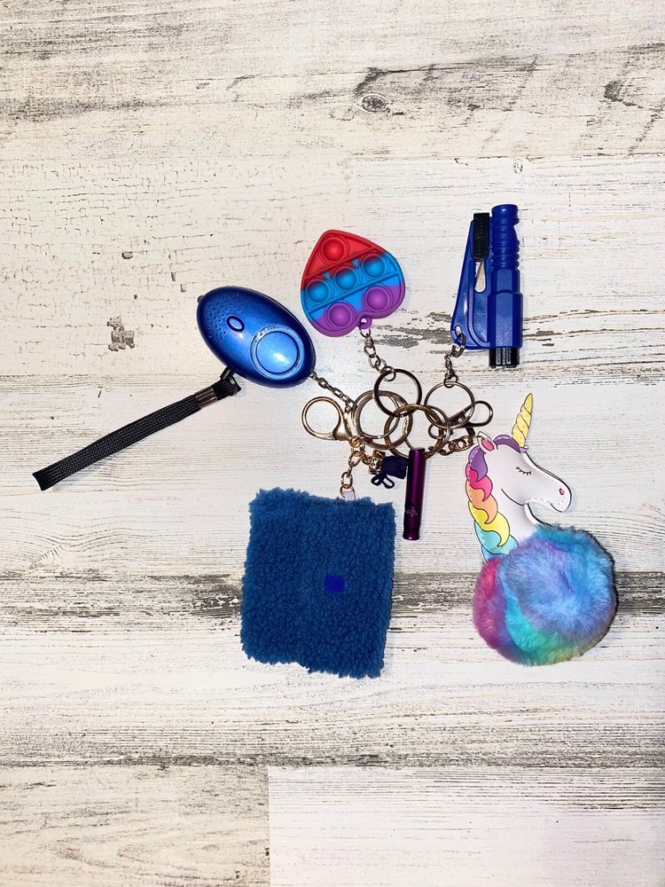 Self Defense Kids Backpack Keychain
