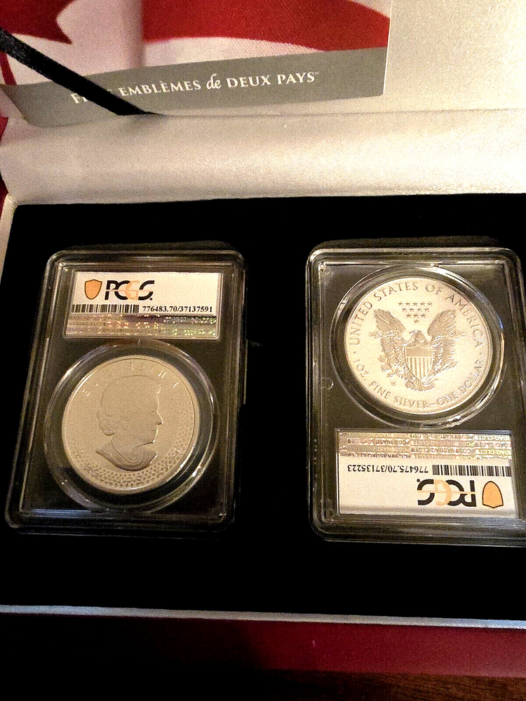 2019 Pride of Two Nations CANADA 2-coin set GRADED