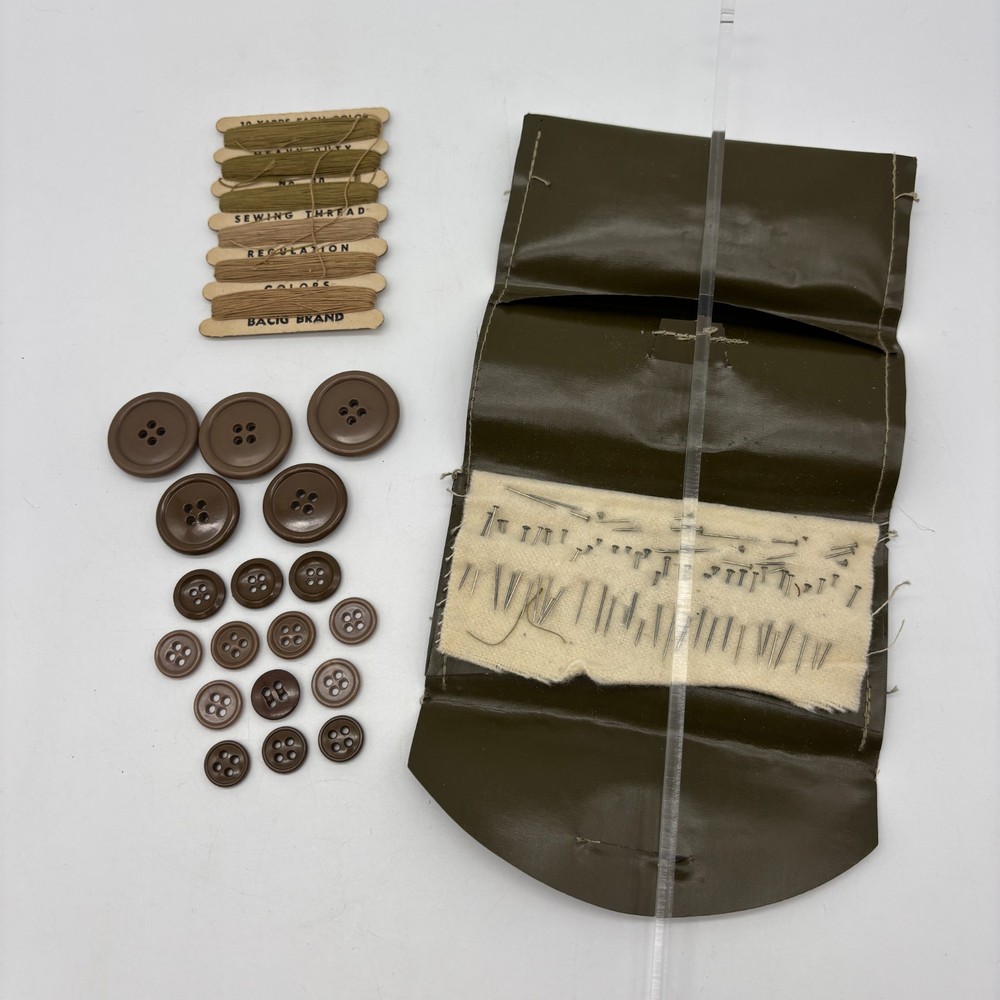 Bacig Brand WWII Military Sewing Kit Vintage