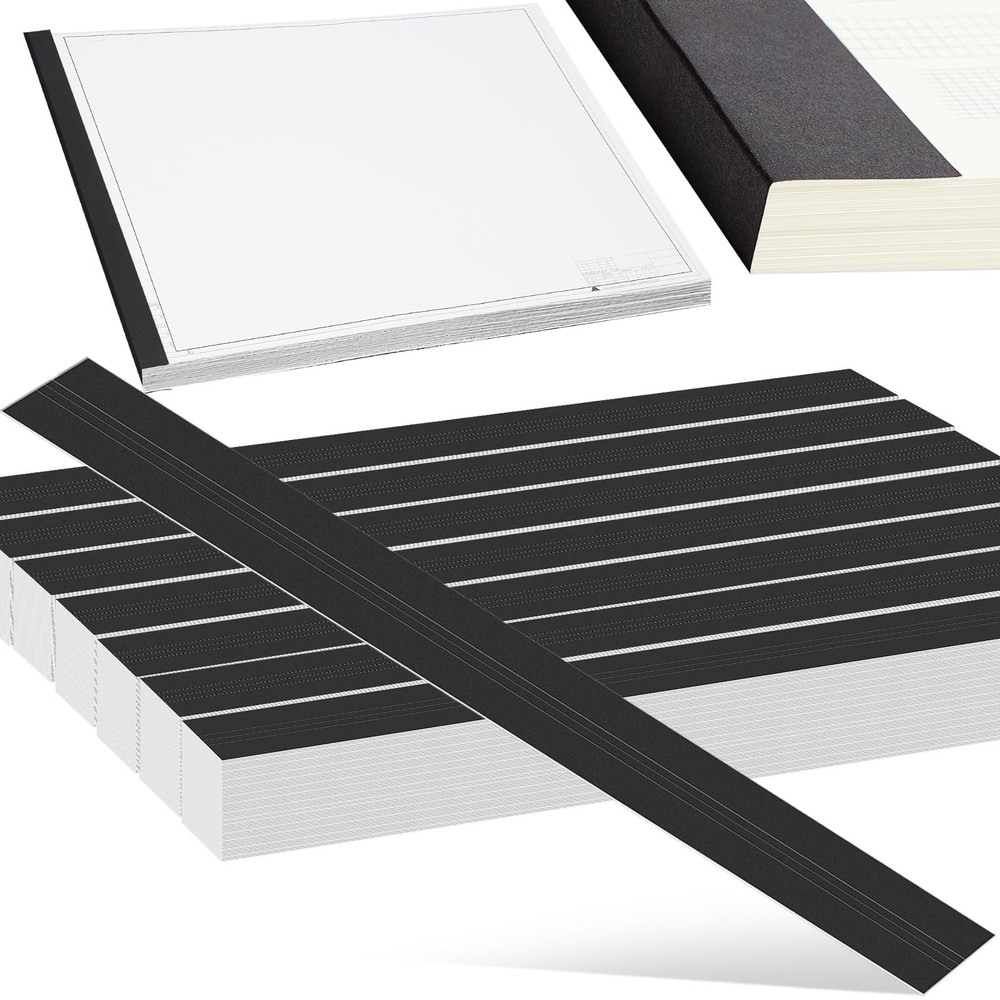 Blank Blueprint Binding Strips 1000 Pcs Construction