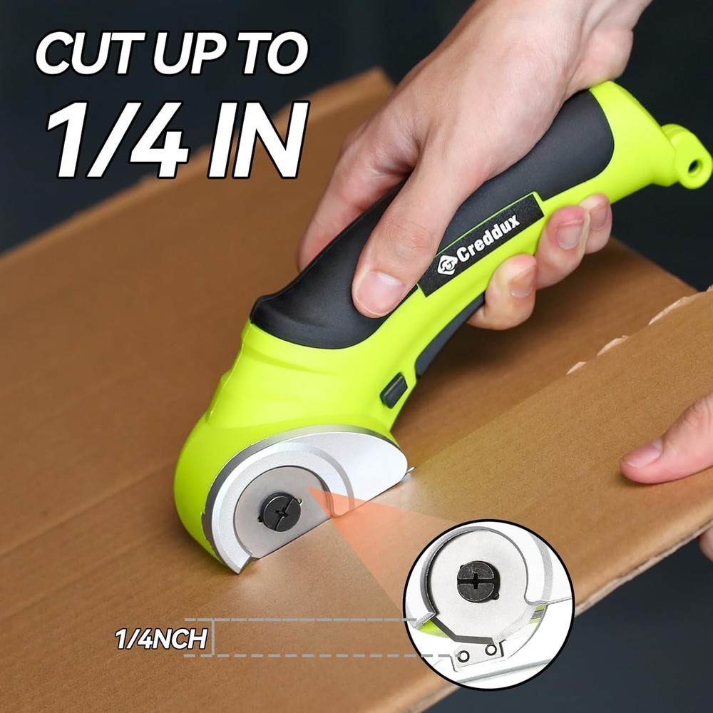 Lightweight 4.2V Electric Scissors with Ergonomic Grip for Easy Maneuverability
