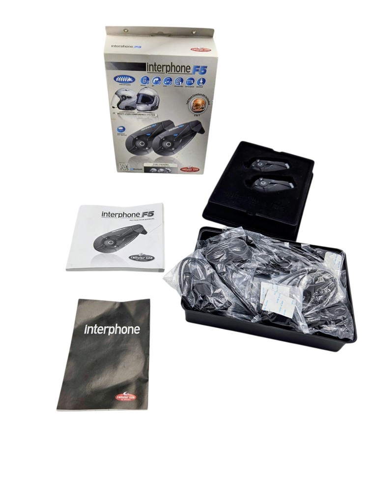 Interphone F3 Passenger Intercom Bluetooth Phone Connect Pilot Passenger System