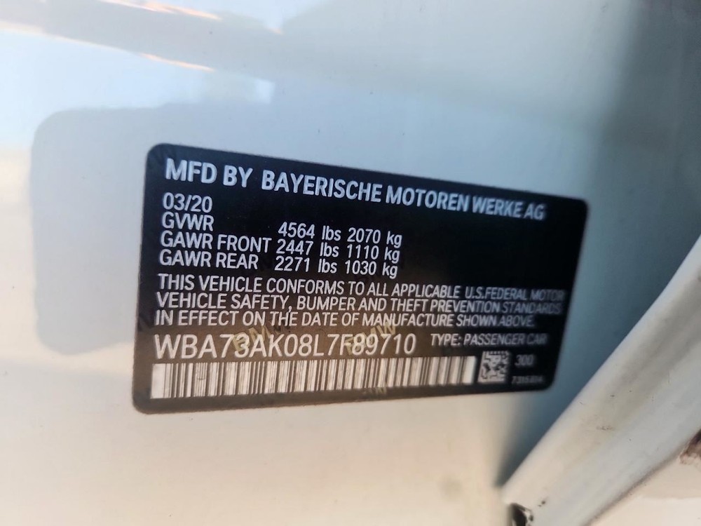 Camera/Projector Camera Front Windshield Mounted Fits 20-22 BMW M760i 363466