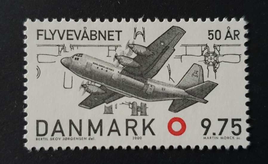 2000 DENMARK DANMARK 50 YEARS AIR FORCE VF MNH