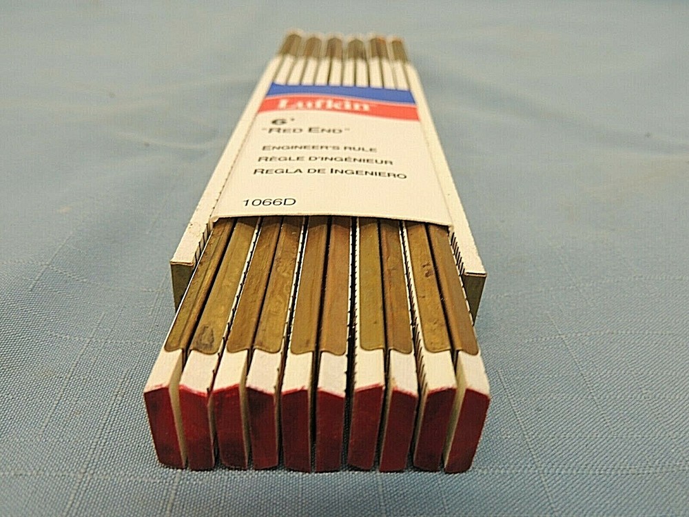 LUFKIN 6' RED END ENGINEER'S RULE, 1066D, NEW