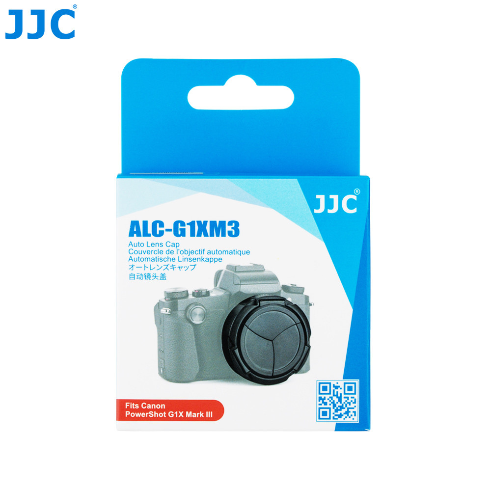 JJC Auto Open & Close Lens Cap Protector for Canon G1X Mark III Camera