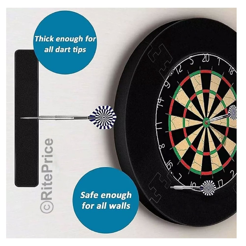 Halex Bristle Protective Dartboard Darts Surround 18" Wall Guard Protector Ring