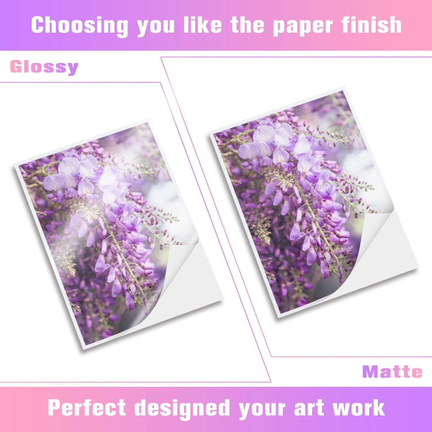 120 Sheet Koala Vinyl Sticker Paper 13x19 Glossy Waterproof Inkjet Laser Printer