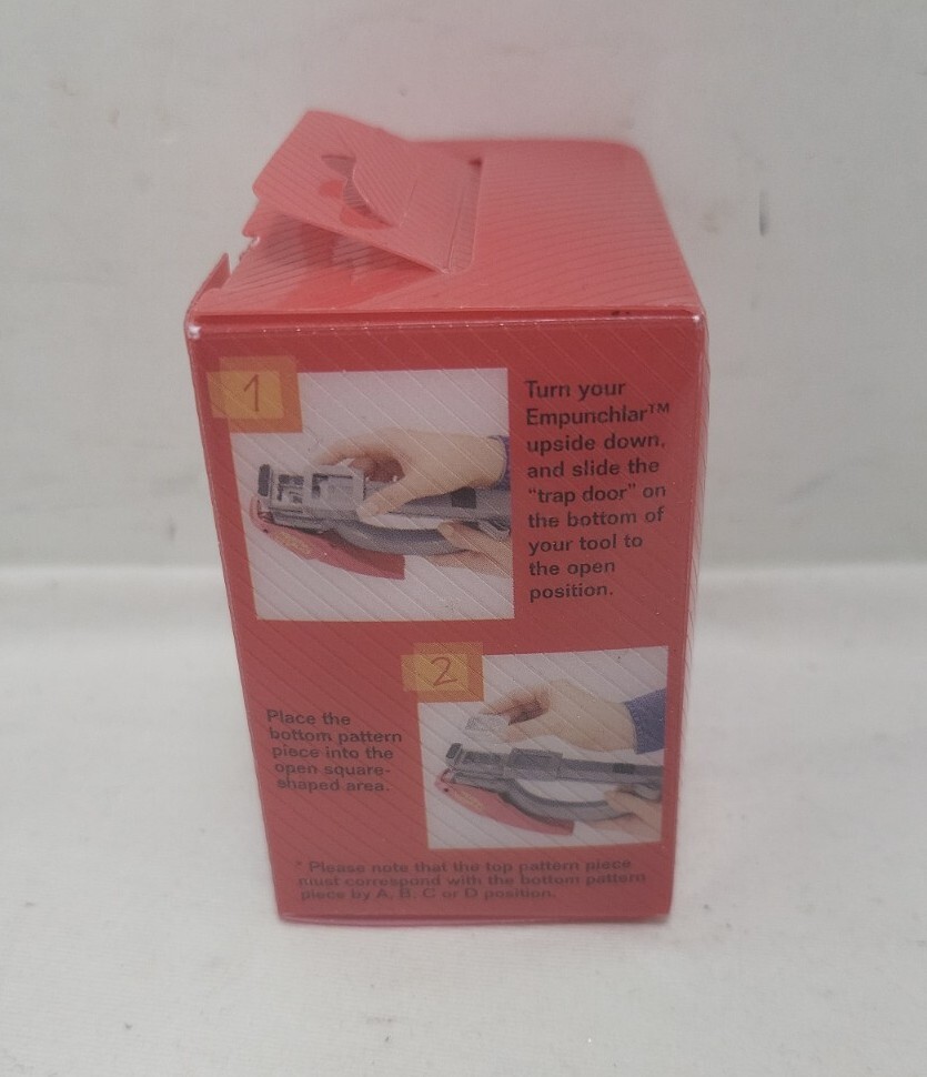 E K Success Empunchlar Punch & Emboss System Leaf Punch Insert Hole Puncher-New
