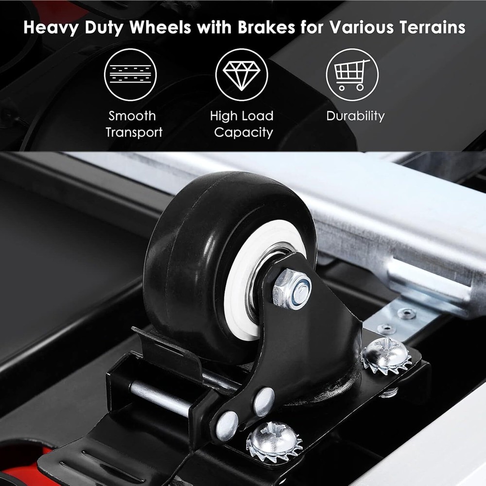 Folding Work Table Portable Workbench, Sawhorse, Scaffold, Platform, Car Creeper