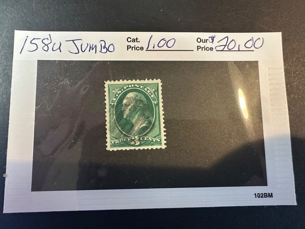 Scott # 158 **JUMBO**     2024 Scott Catalogue Value $ 1.00