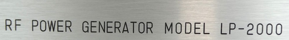 Pearl Kogyo LP-2000-400K RF Power Generator Module LP-2000 Untested Surplus