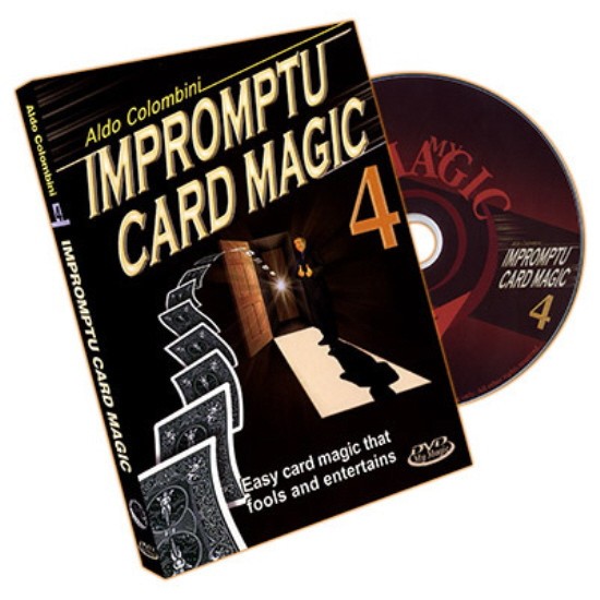 Aldo Colombini's -  Impromptu Card Magic  - Volume Four (DVD)