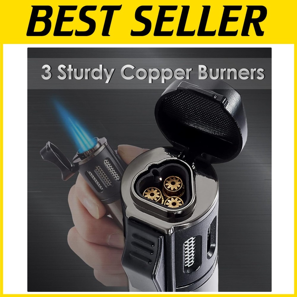 Windproof Butane Lighter 4 Pack - Portable & Adjustable