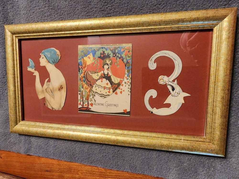 Art Deco Framed Clip Art & Greeting Card