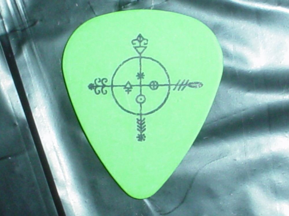MEGADETH Cryptic Writings Dave Ellefson Signature 1997 Concert Tour GUITAR PICK
