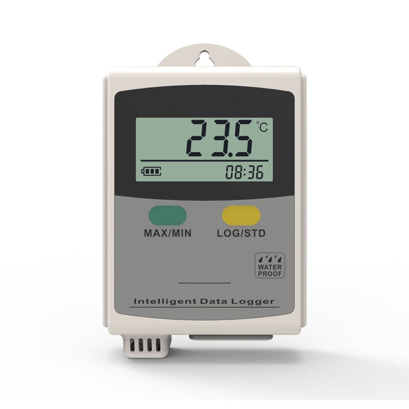 Temperature Data Loggers Measurement Range 50 Square Meter Real-time Display