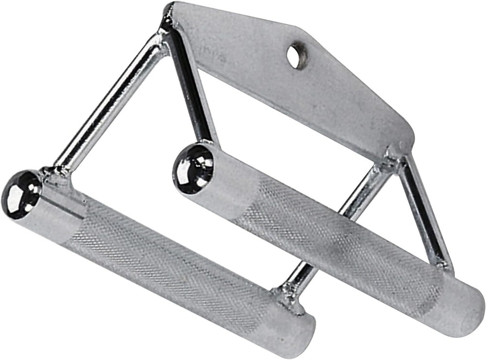 Body-Solid Tools Seated Row Chinning Bar - Diamond Knurl Textured Grip, Polished