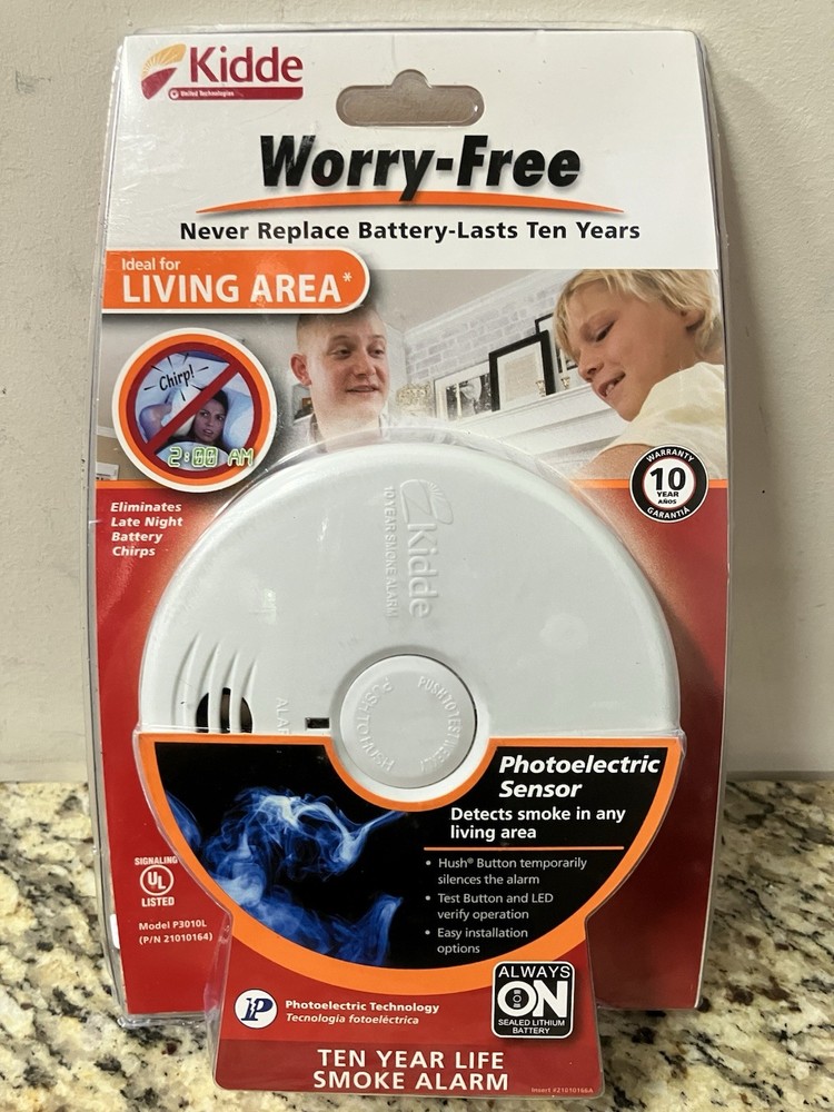 Kidde Ten Year Life Smoke Alarm MODEL #P3010L