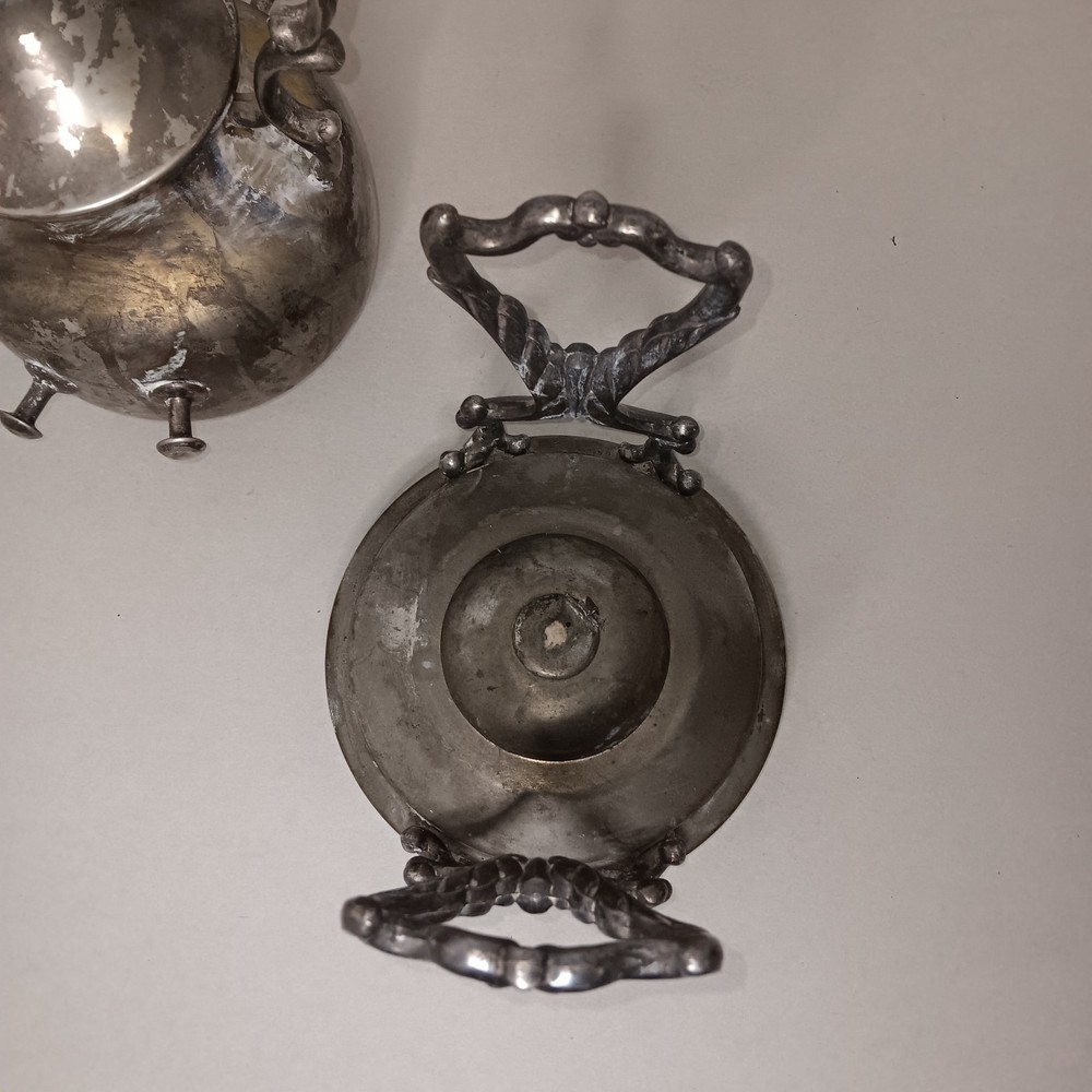 Vintage Teapot with Stand and Wick