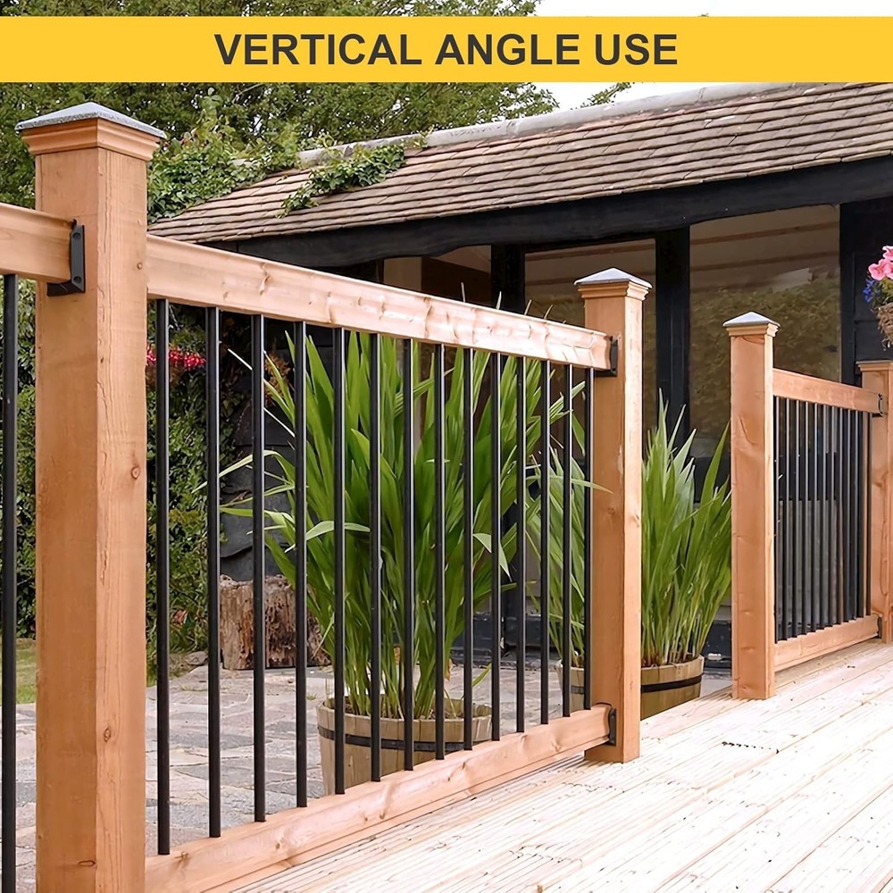 Sturdy 2x4 Brackets for Railing, 20 PCS