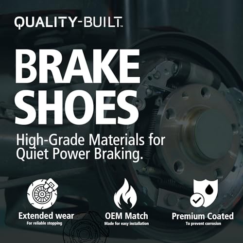 Rear Brake Shoes, FS956, Compatible with 2004-2015 Smart