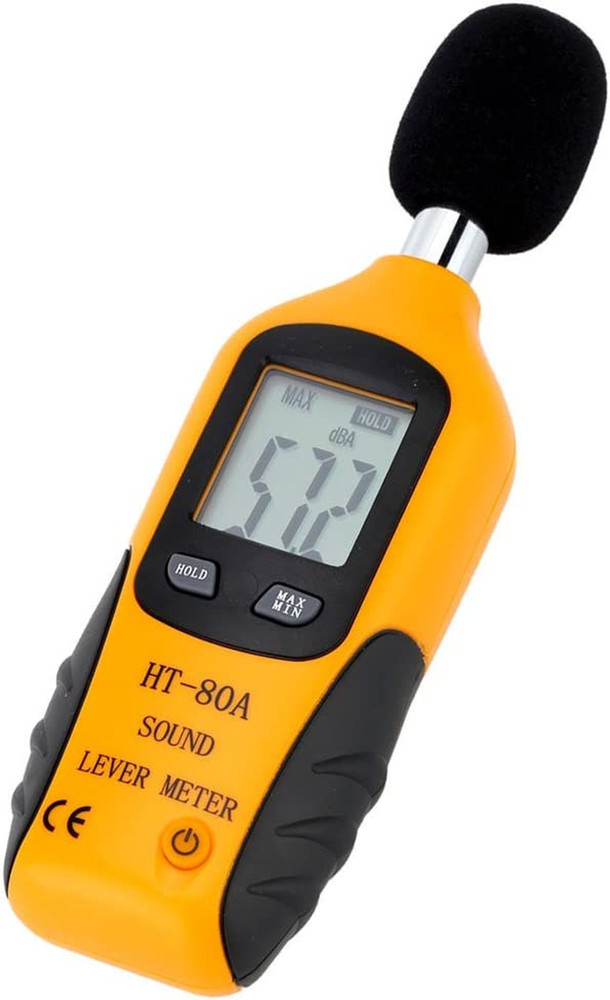 Decibel Meter, Digital Sound Level Meter Handheld Audio Noise SPL Meter Tester w