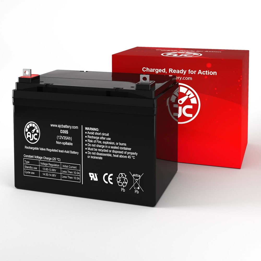 Power-Sonic S-12330 12V 35Ah UPS Replacement Battery