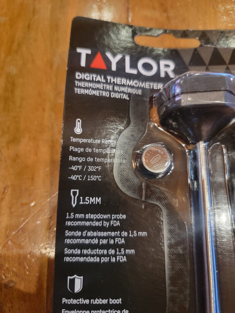 Taylor 9840RB Precision Temperature Digital Instant Read Thermometer