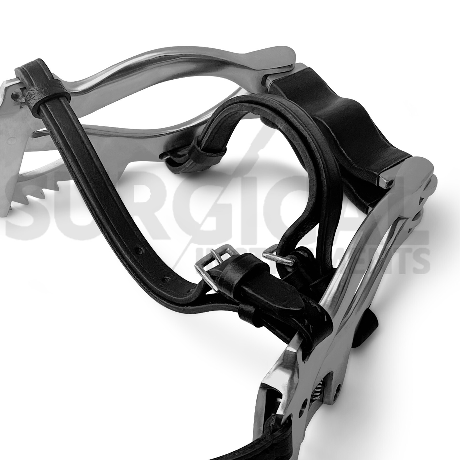 Equine Dental Speculum Horse Mouth Gag Stainless Leather McPherson German Grade