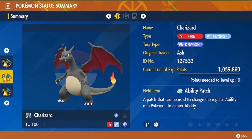 CHARIZARD ⭐️ SHINY ⭐️ 6IV ✨ Pokemon Scarlet & Violet