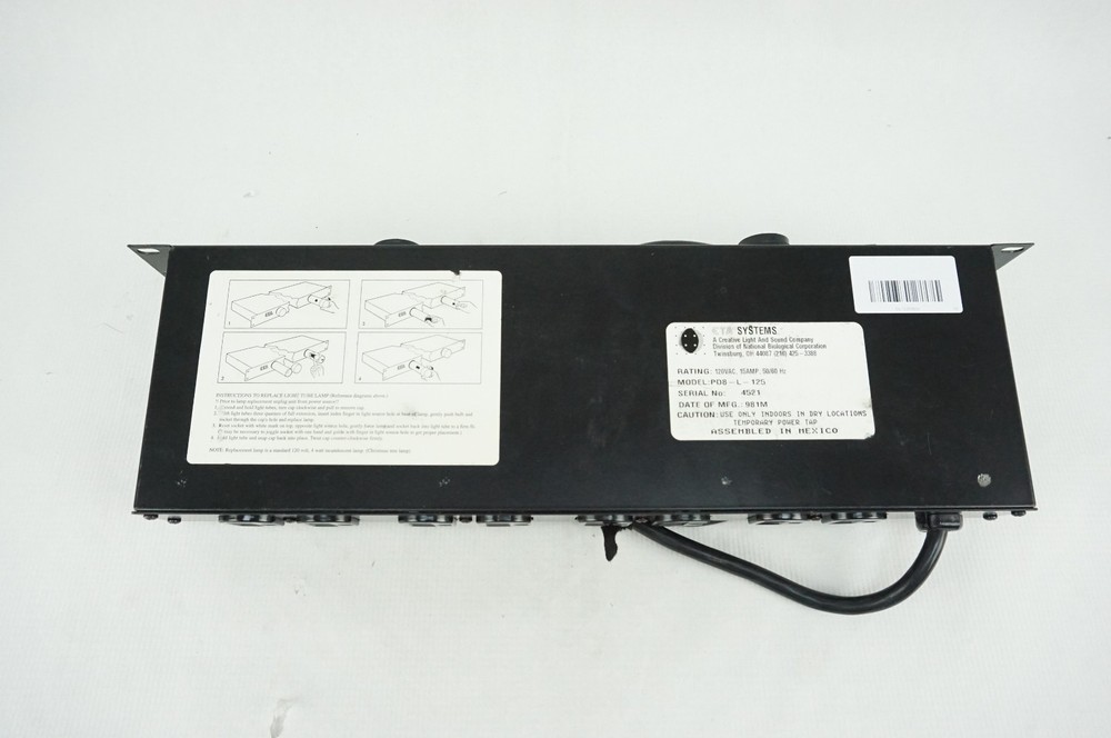 ETA PD8L Conditioned Power Distribution Rack Illuminator