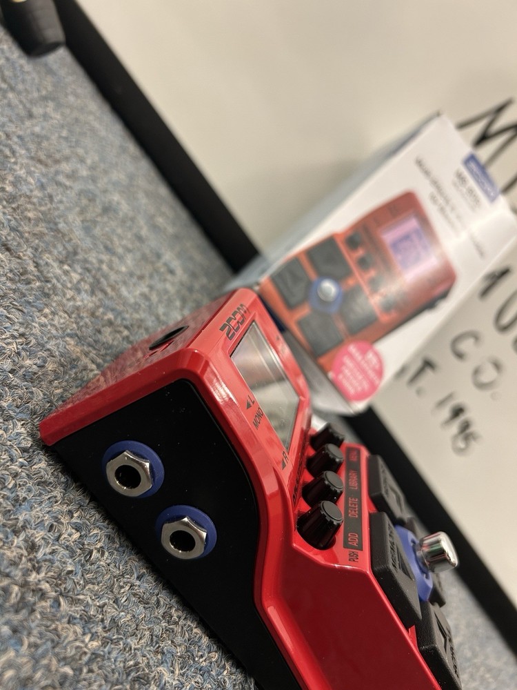 Zoom MS-60B+ MultiStomp Bass Effects Pedal Red