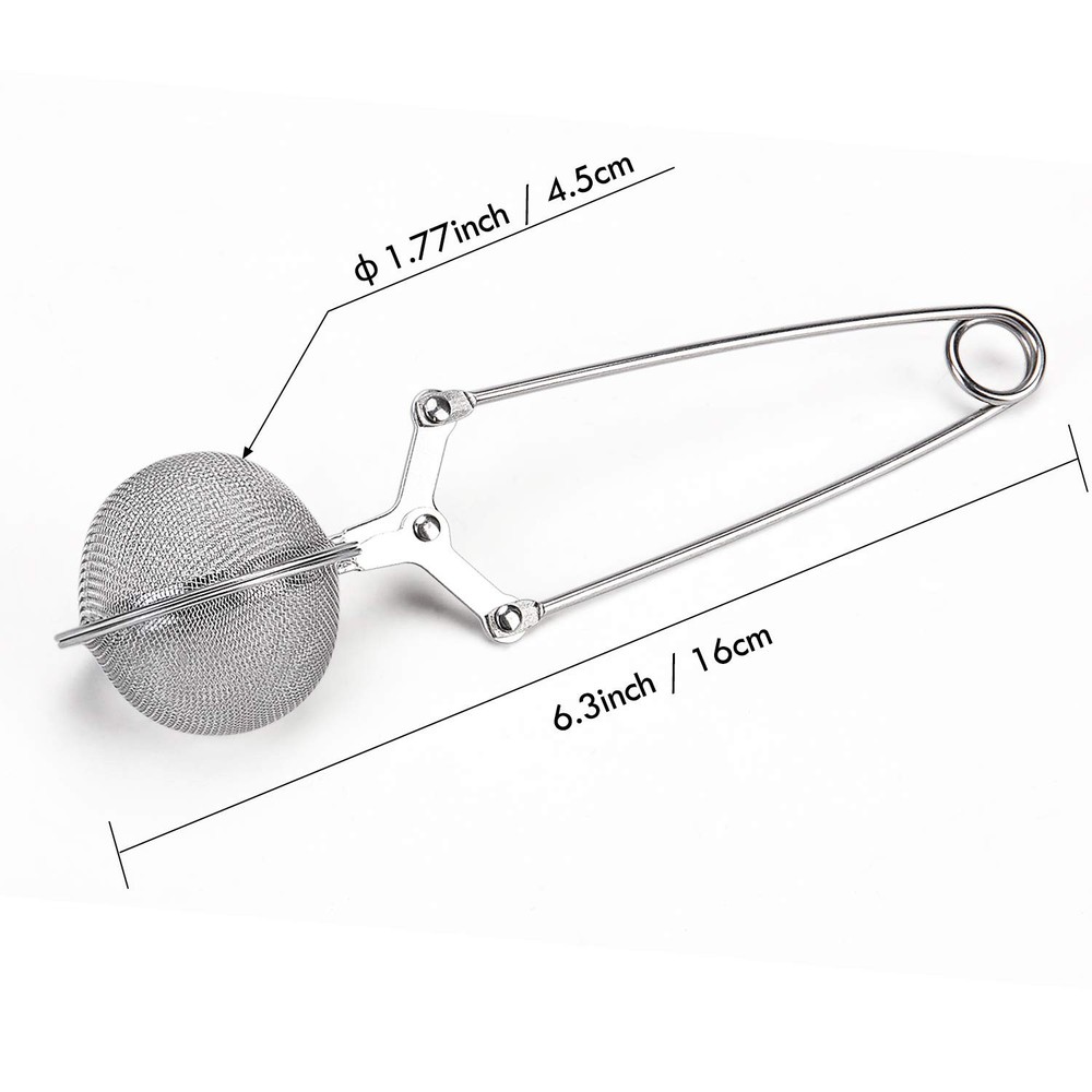 Stainless Steel Tea Infuser Strainer 3 Pack Loose Leaf Filter