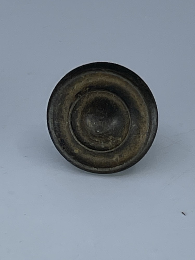 2 Bronze Spiral Antique Primitive Farmhouse Cottage Dresser Draw Pull Knobs