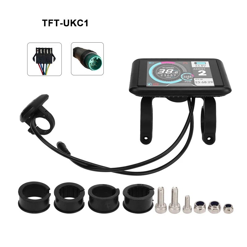 UKC1/UKC1+ LCD Colourful Display For Ebike Sabvoton Controllers APT protocol