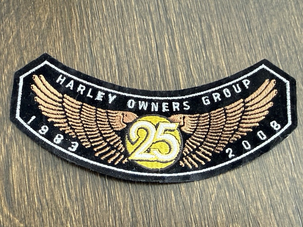 Harley Davidson HOG 2008  Patch - 25th Anniversary