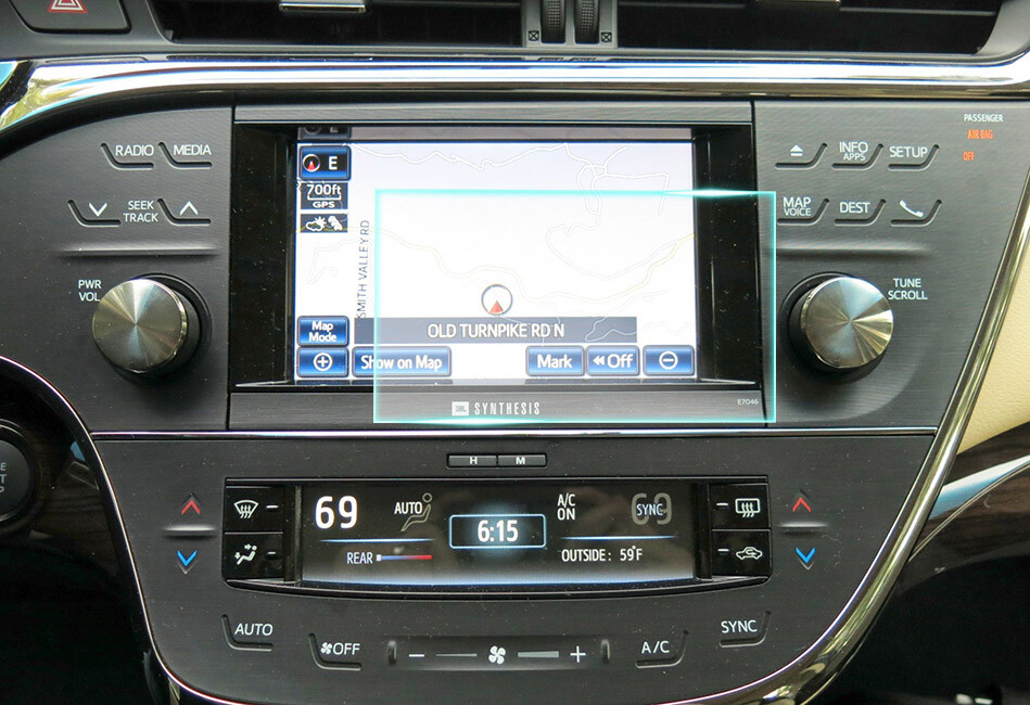 Crystal Clear Screen Protector for 2013 Toyota Avalon 7.0" Vehicle Navigation
