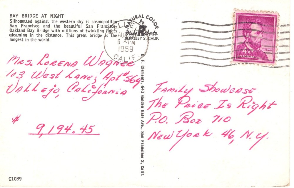 BAY BRIDGE AT NIGHT - PC5795