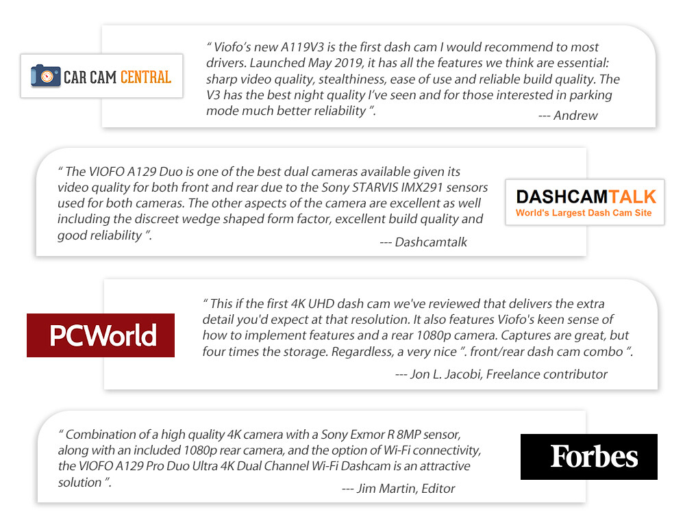 VIOFO A119 V3 Dash Cam 2K 2560x1600P Quad HD+ Car Dash Camera with GPS Logger