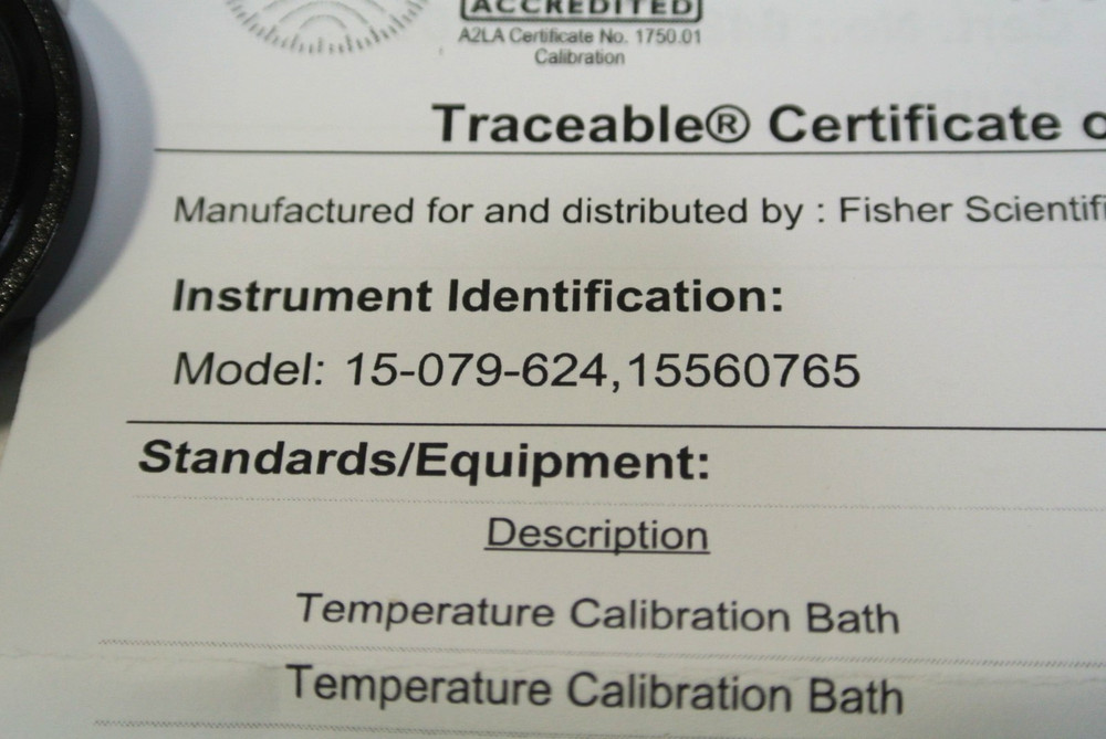 FISHERBRAND 15-079-624 Excursion Trac Temperature USB Datalogging Thermometer