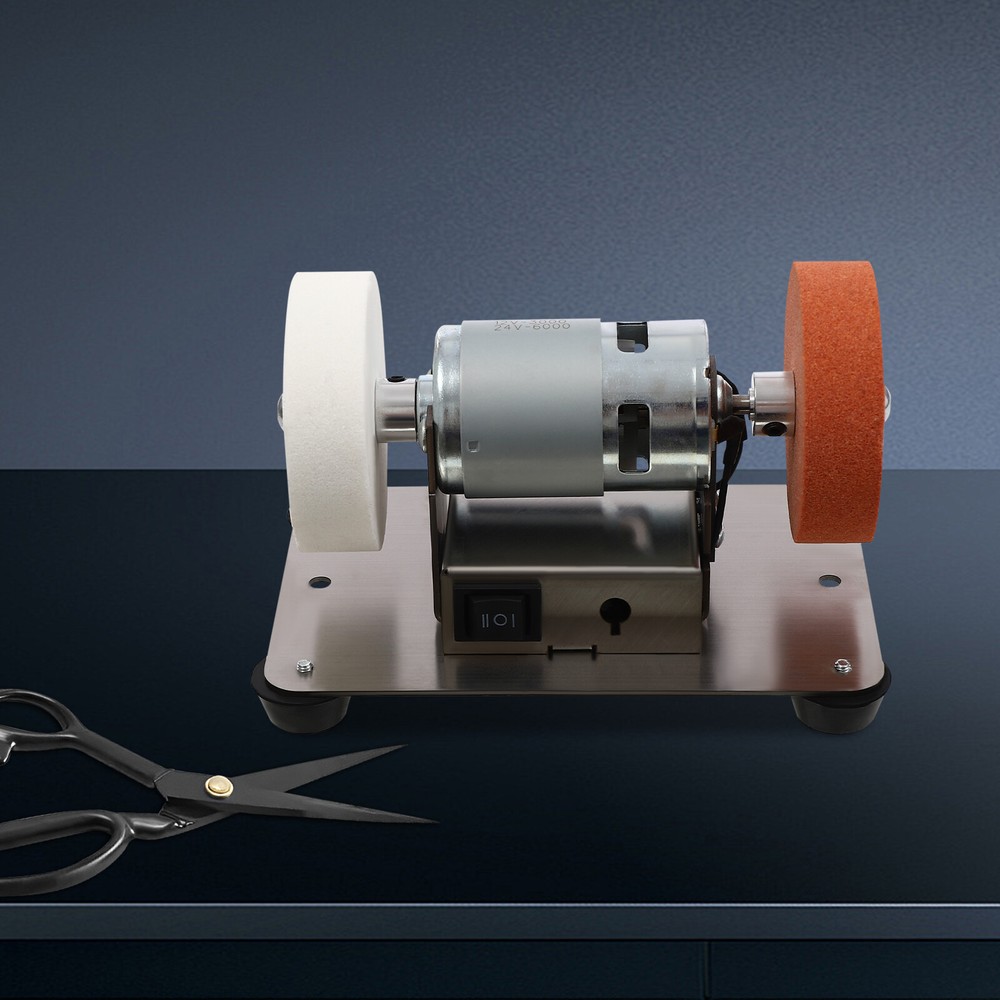 Electric Benchtop Grind Sander with Adjustable Variable Speed for Grinding