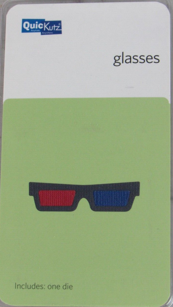 QuicKutz Glasses 2x2, 1 Cutting Die Set RS-0714