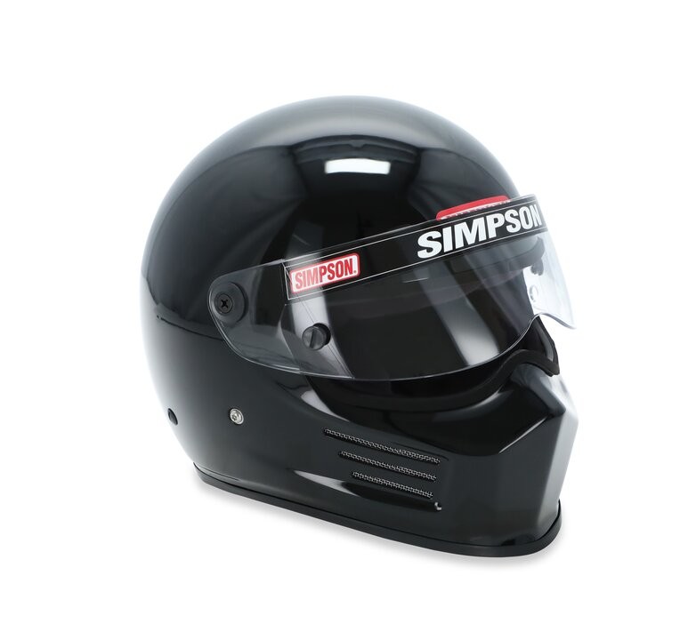 Simpson Racing 7210032 SA2020 Super Bandit Racing Helmet Adult Large Black