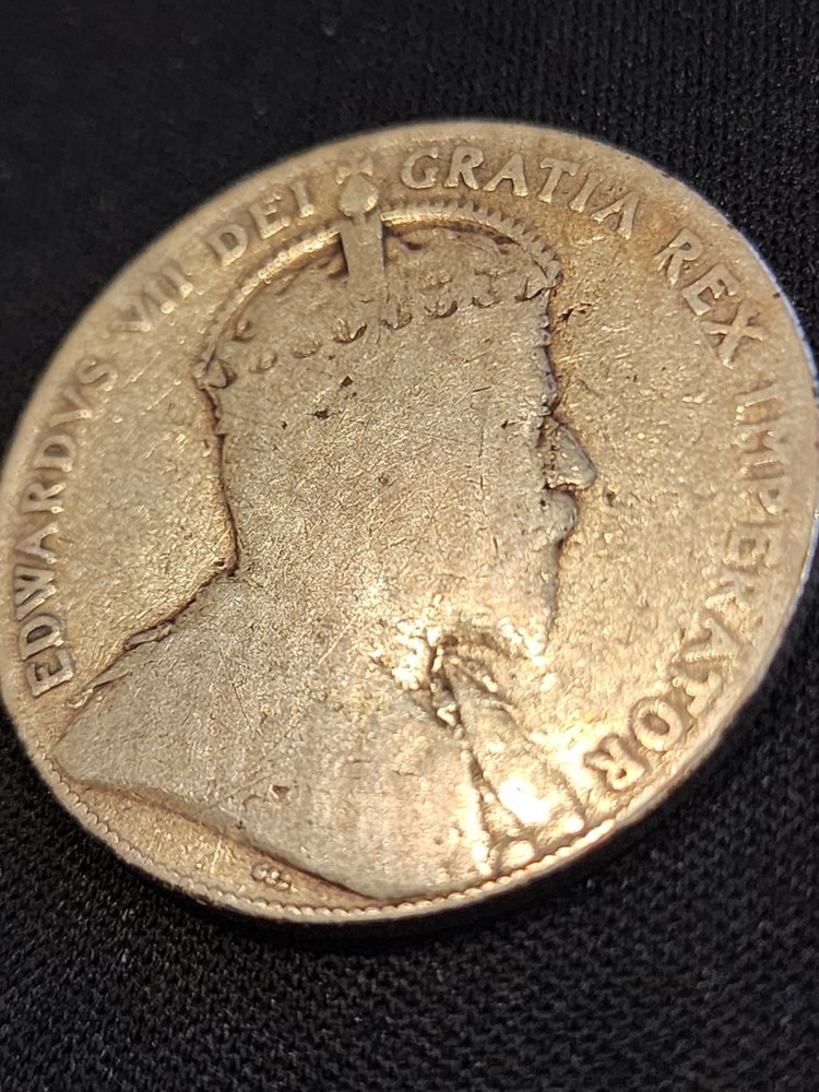 1908 Canada 50 Cents Silver Coin